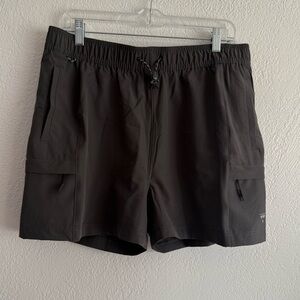 Voyager Pack Out Shorts Women’s Medium Gray Hiking Active Outdoor Cargo Pockets